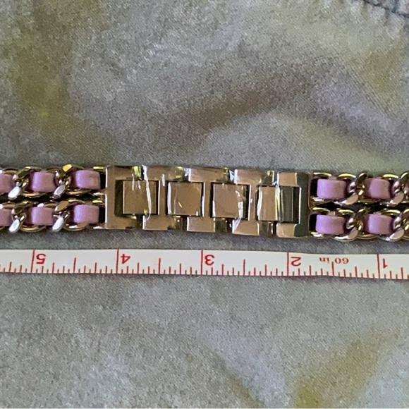 Metal + faux Leather Band Strap for Apple Watch. - Picture 8 of 14